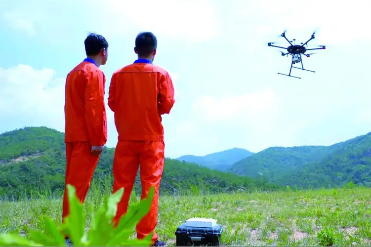 来宾无人机倾斜摄影巡检拍摄